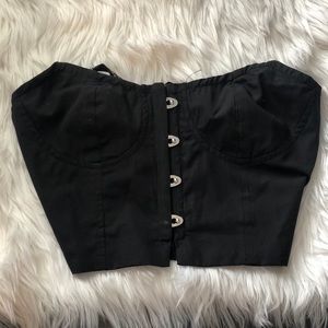 Corset Style Rocker Top